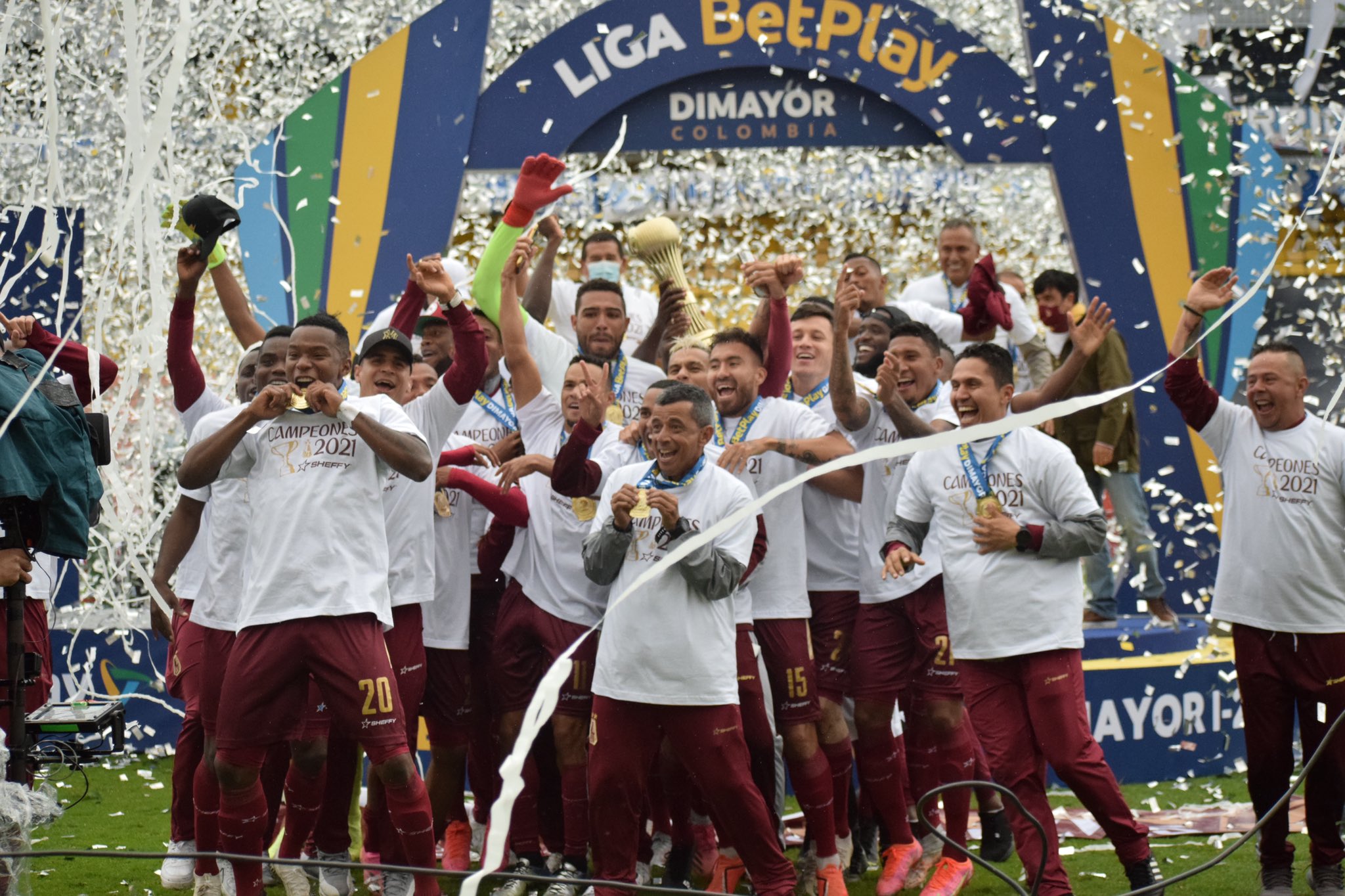 Deportes Tolima se corona campeón de la Liga Betplay tras victoria contra Millonarios