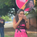 Candidata a la Alcaldía de Cali, Catalina Ortiz. Foto: video montaje.