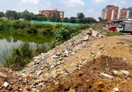 Zona afectada por escombros. Foto: Alcaldía de Cali.